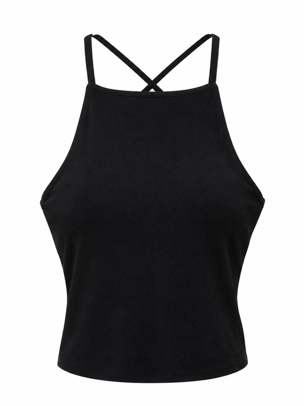 Ardene, high neck crop top with criss cross straps
